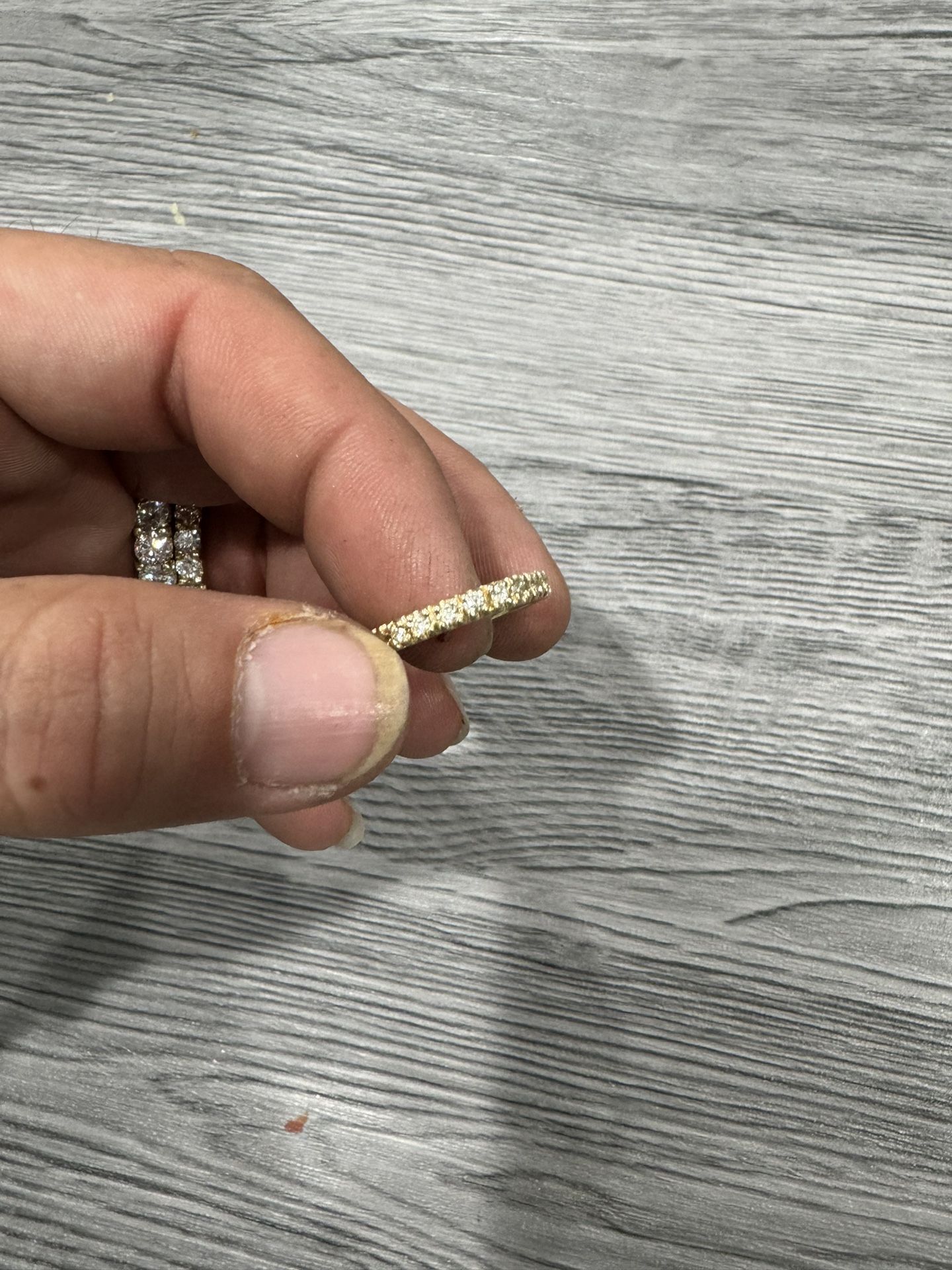 14k VS Diamond eternity ring size 6