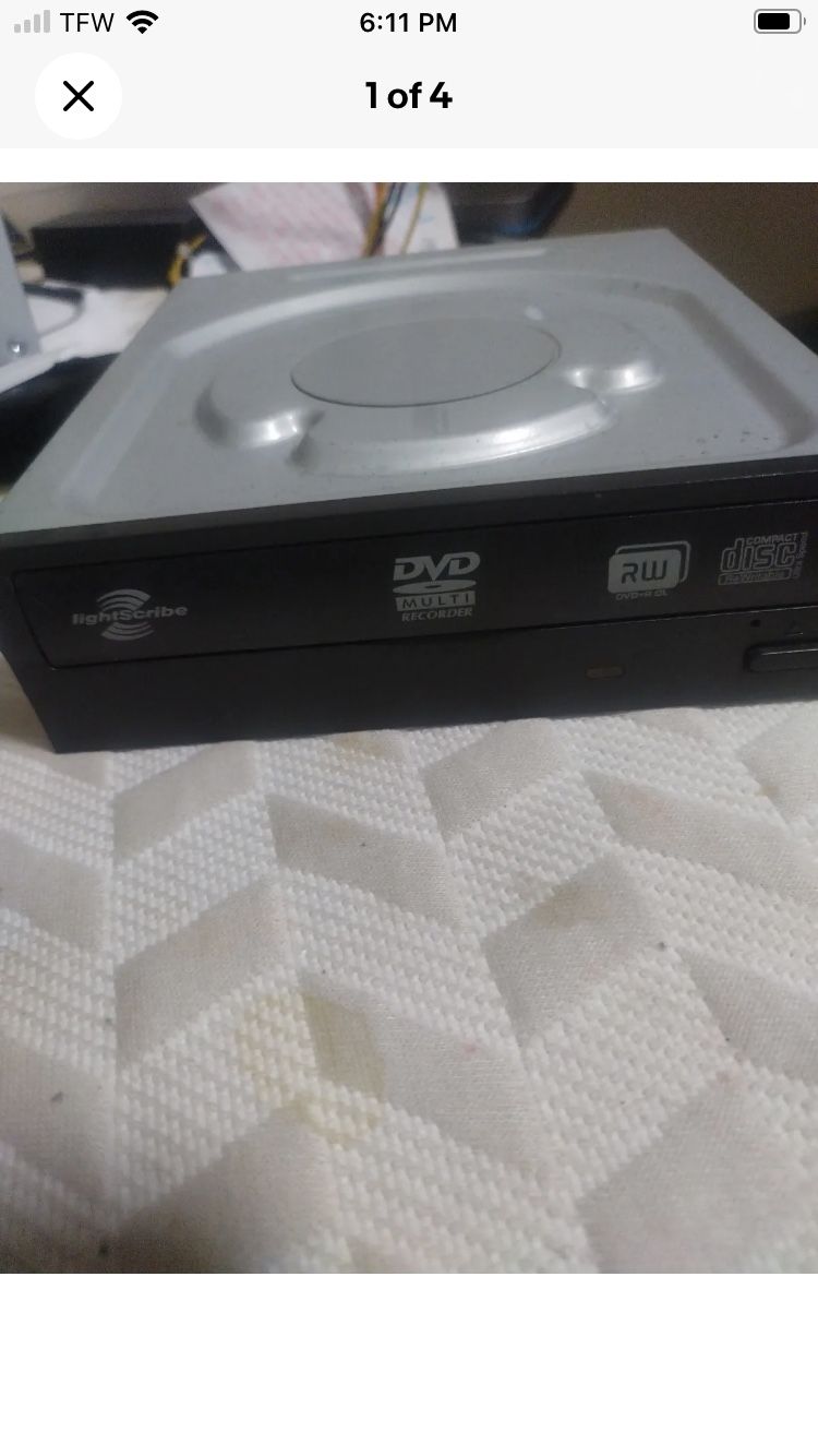 HP Computer DVD/CD Rewritable Drive Lightscribe