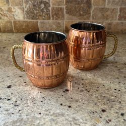Copper Moscow Mule Mugs 