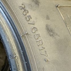 265/65/17 Michelin (4 Tires) $160.00/ All 4 