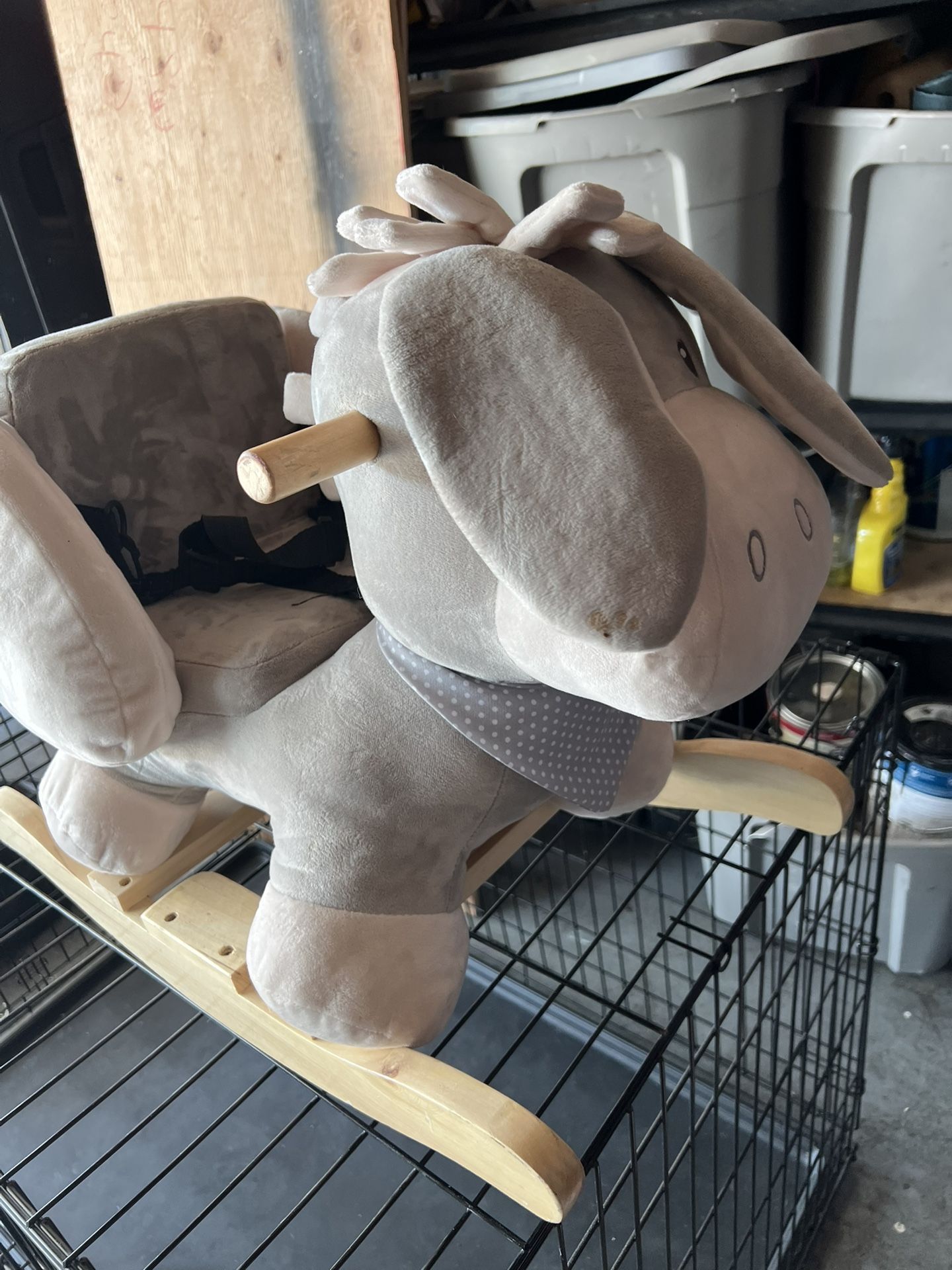 Baby Boy Donkey Rocking Chair