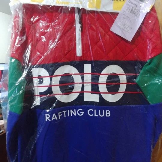MENS POLO RALPH LAUREN RAFTING CLUB SWEATER & HAT COMBO