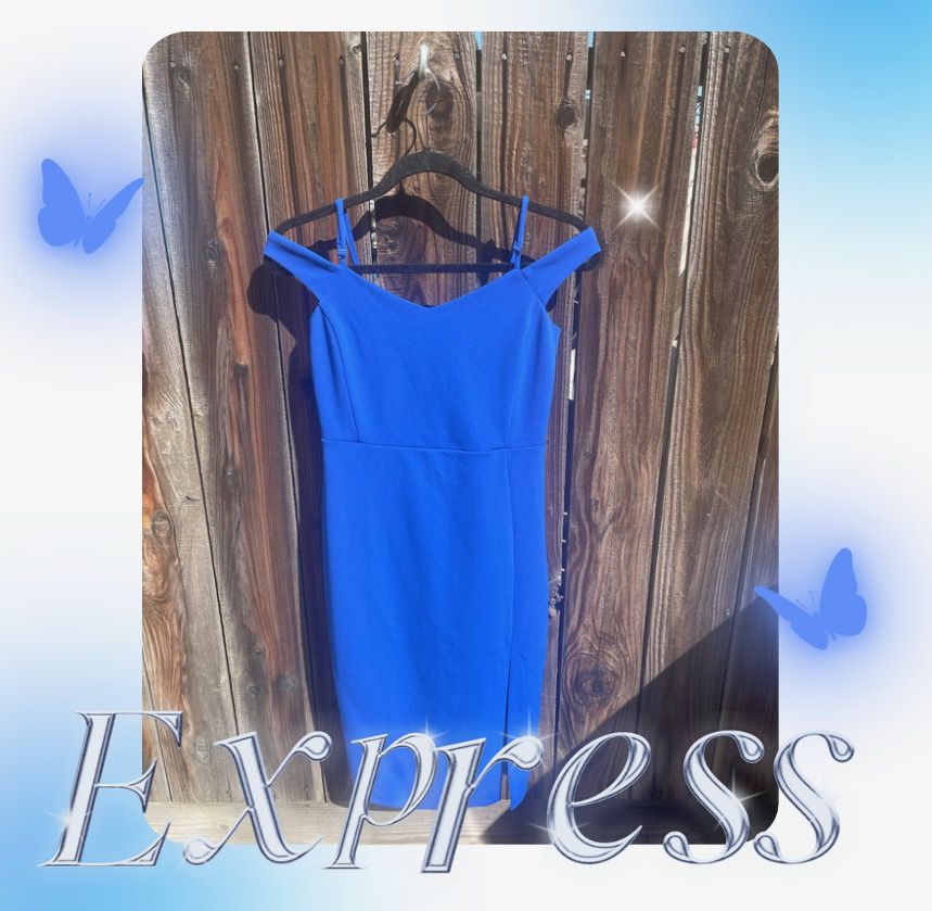 Blue Express Dress