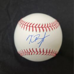 Autographed Colorado Rockies Kris Bryant Authentic Baseball