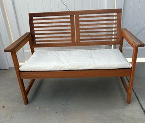 Wooden bench