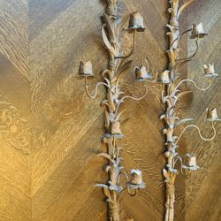 Gold 36 Inch Long Wall Sconces 