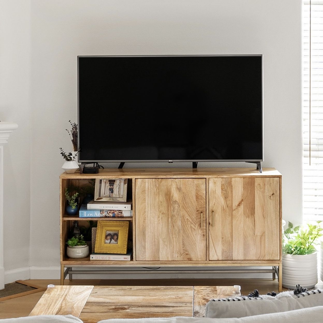 TV Stand And Free Matching Coffee Table