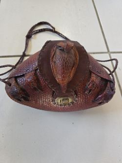 Armadillo skin purse