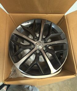 Set of 4 original OEM Honda Civic Hatchback Turbo 2021 18-inch wheels.