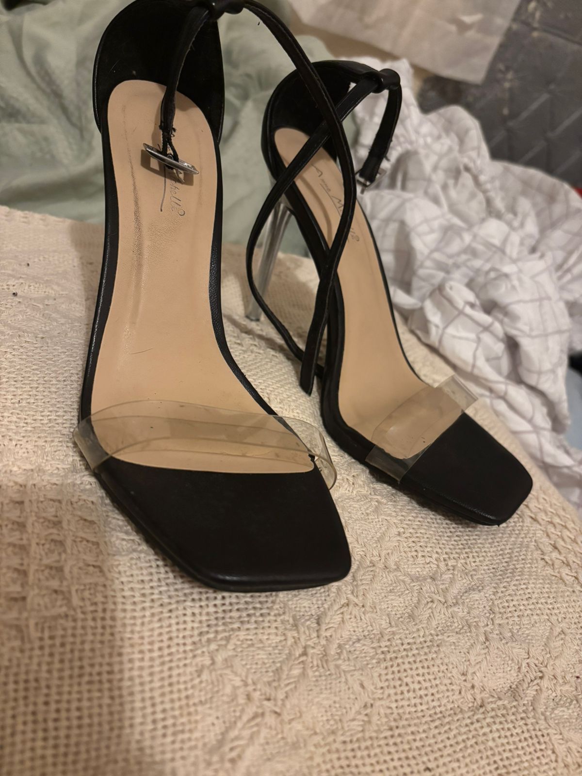 black heels