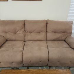 Small sofa w/ double reclining seats