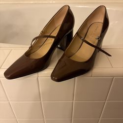 Mary Jane Brown Heels