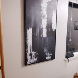Canvas Art- Like New, Damaged Frame