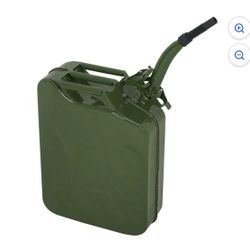 5 Galones 20L Jerry Puede Respaldo de Emergencia Tanque de Acero para Combustible de Gasolina Verde