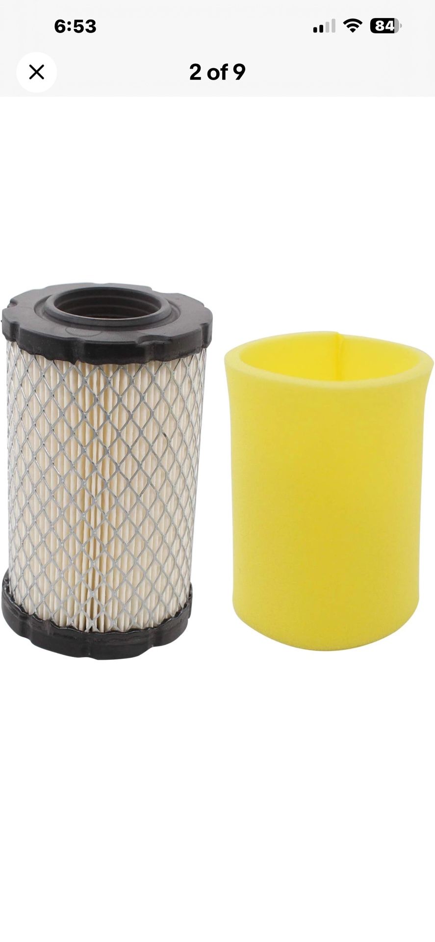 Air filter for JOHN DEERE: replace # MIU14395 Fit for JD L105 L107 L108 LA135 LA145 D100 D110 D130 D140 D160 D170 D105 D120 E100 E120 E130 E140 E150 