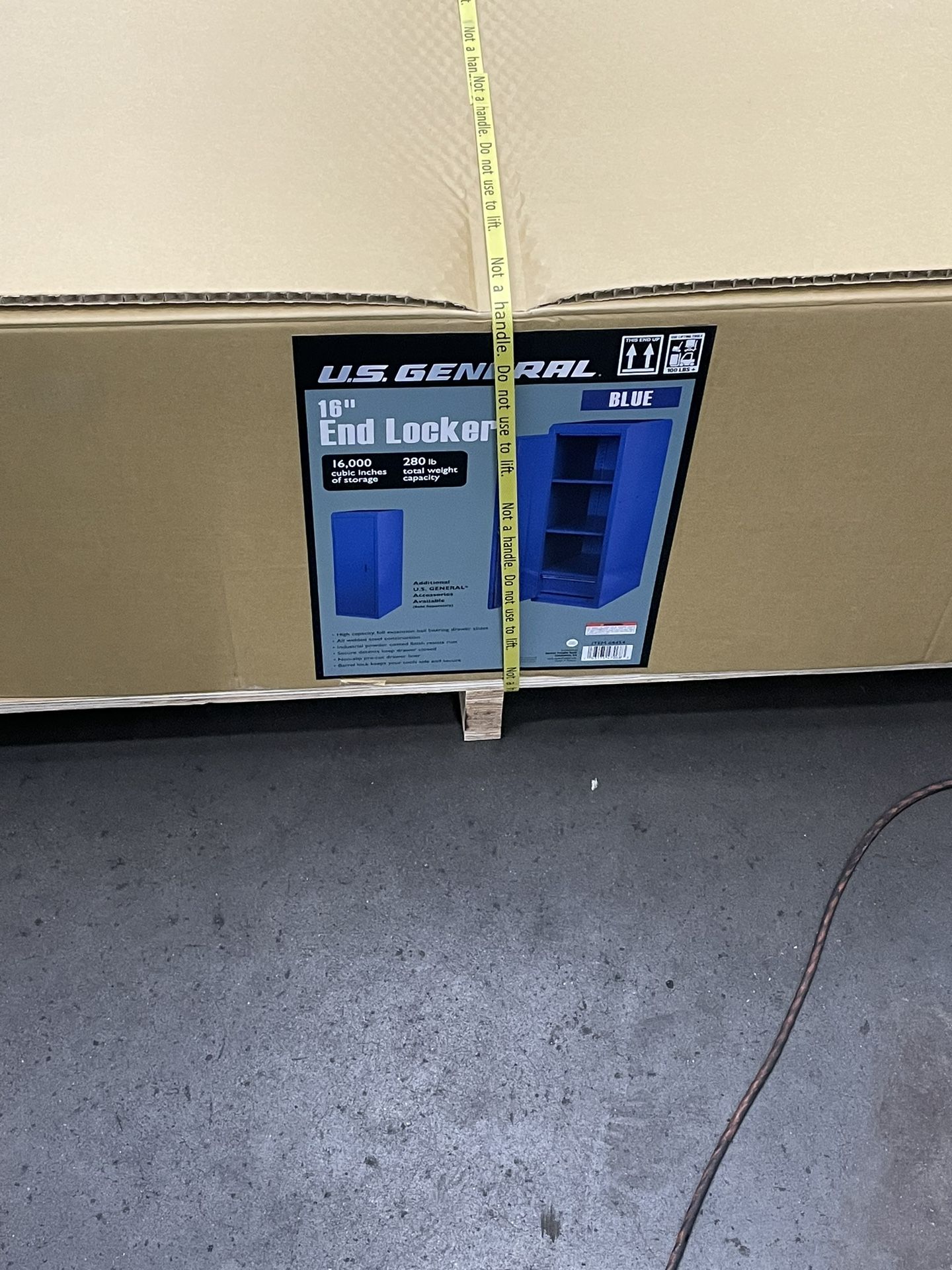 US General End Locker In Blue