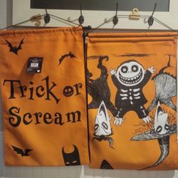 Disney Hanging Banner Nightmare Before Christmas. New. 