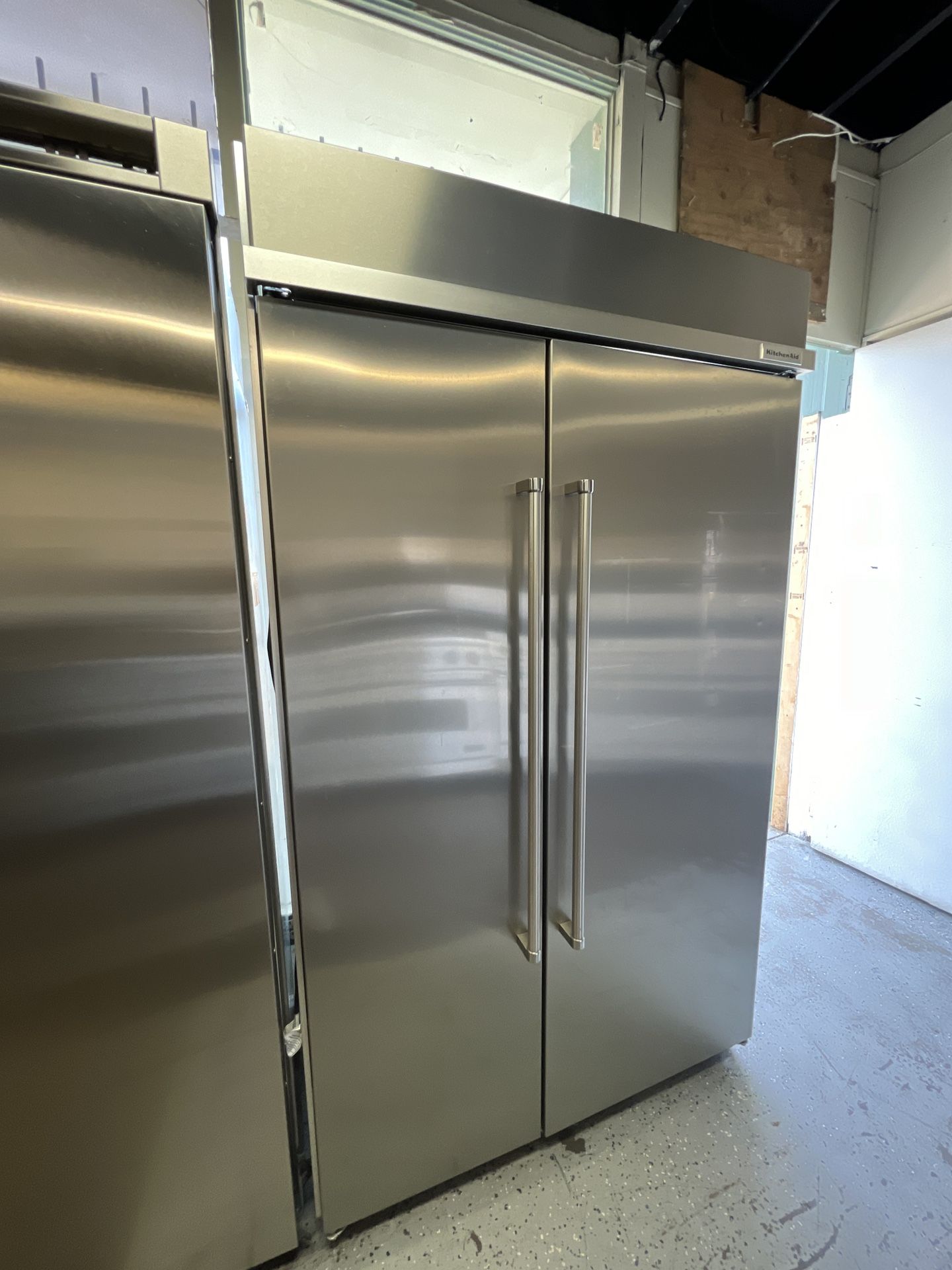 Kitchen Aid 48”Wide Built In Stainless Steel Refrigerator