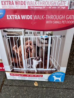 Gate for dogs, cats or kids