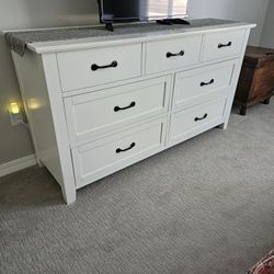 Queen Size Bedroom Set, WHITE