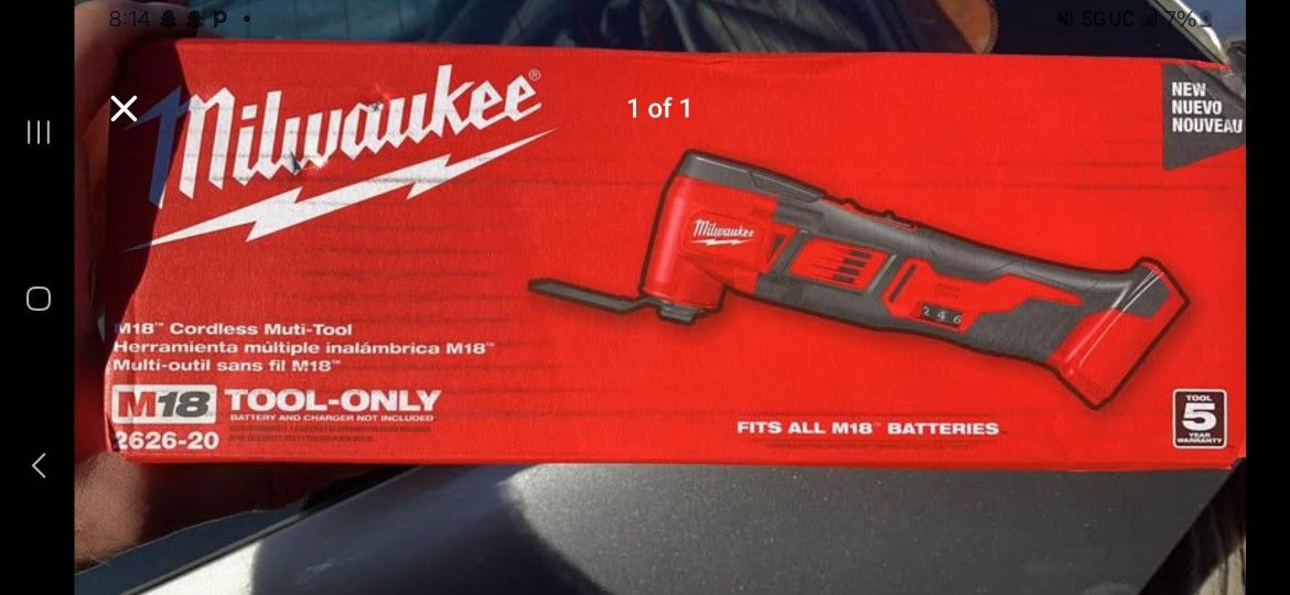 M18 18V Lithium-Ion Cordless Oscillating Multi-Tool (Tool-Only)