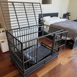 47Lx30Wx36H Dog Crate 