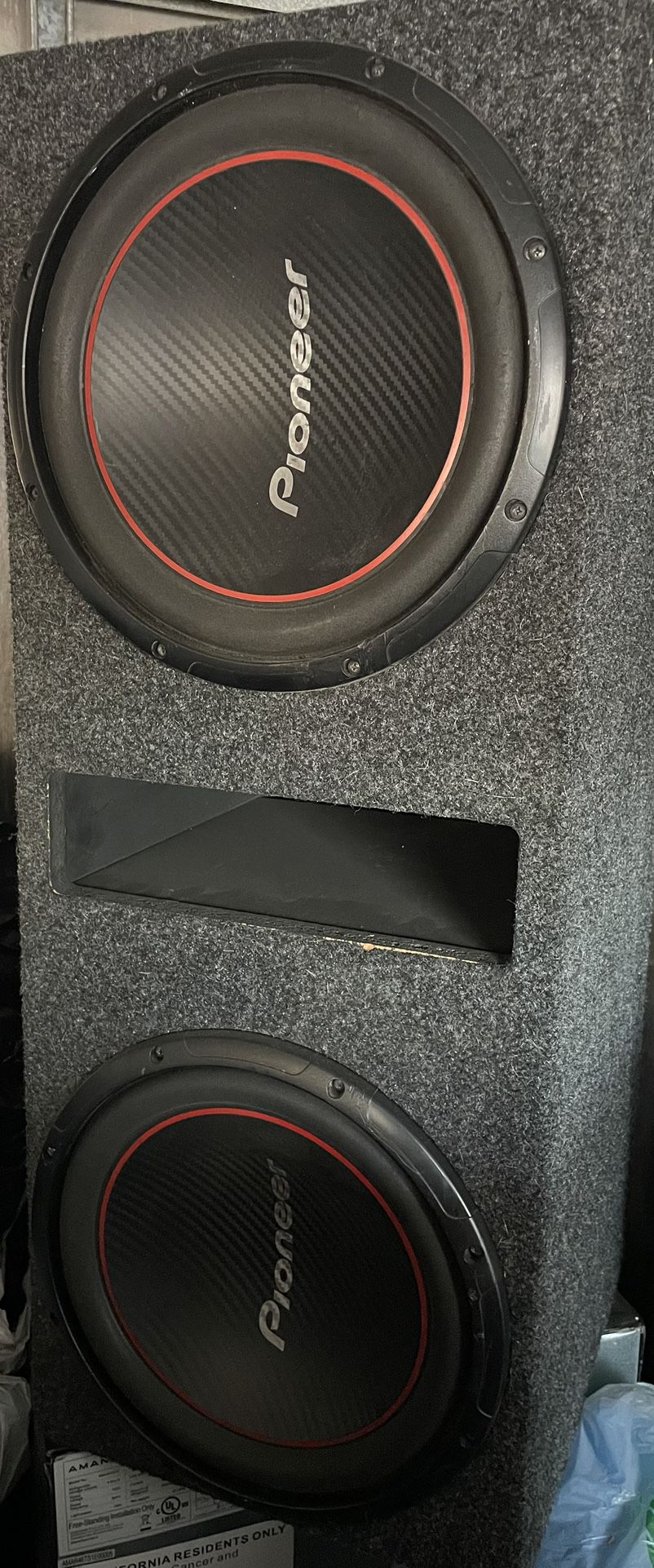 12”pioneers Subs And Rockville Amp For Car,, 12”PA Speakers 2400 Watts All For $500  OBO