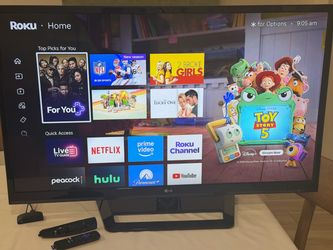 LG 47” tv and Roku Streaming Box