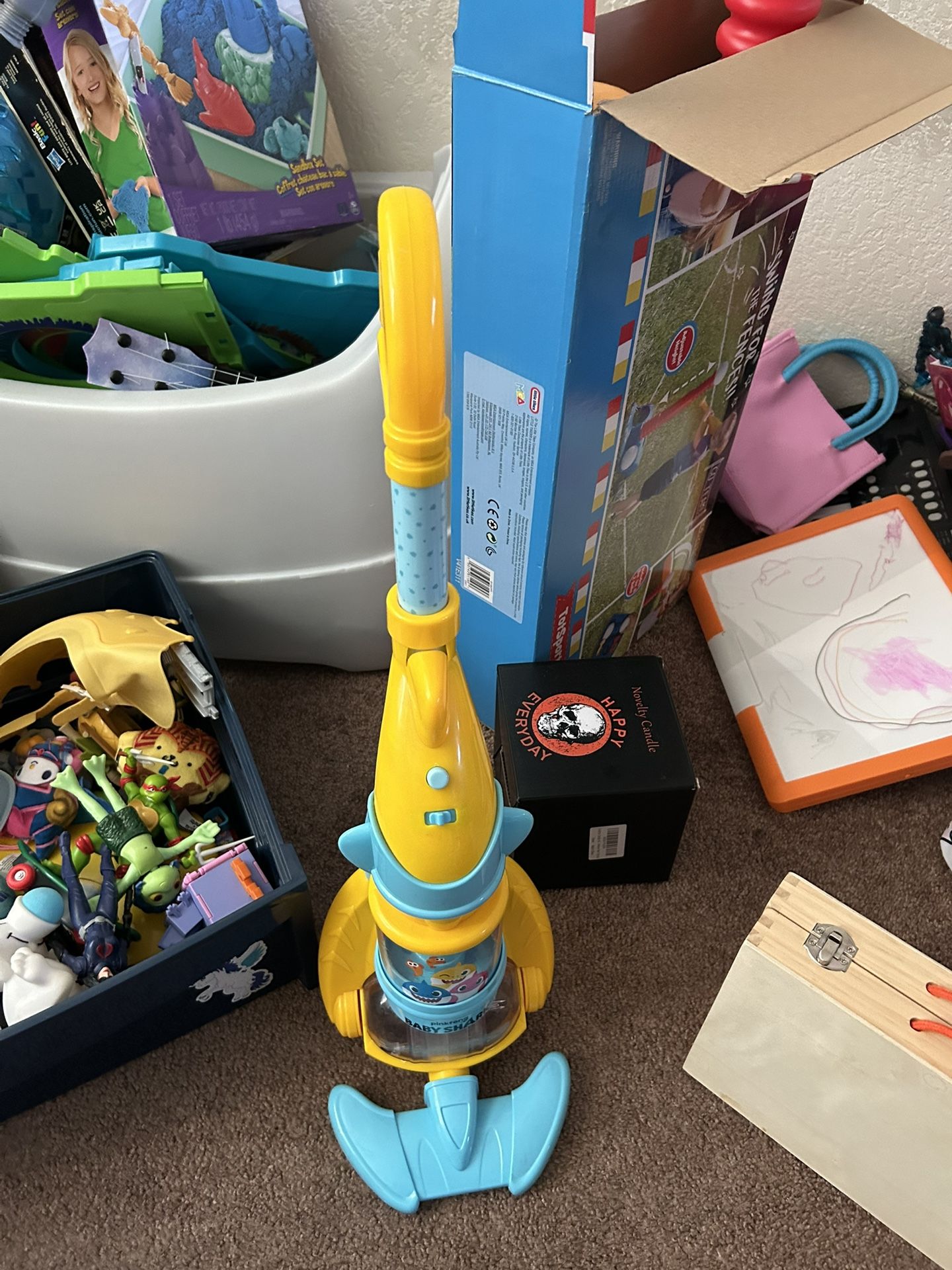 Learning Toys (Baby Shark Vacuum And Vtech Baby Laptop) 