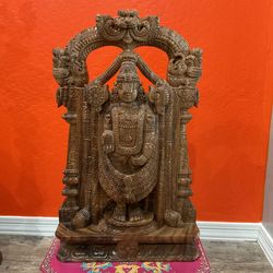 Balaji wooden Statue
