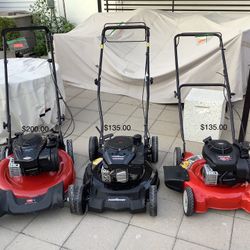 TORO21”, POWERSMART 170cc, YARDMACHINE 125cc LAWNMOWER PRICE ONE EACH 