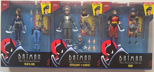 Batman Animated Series ROBIN & VENTRILOQUIST & SCARFACE & TALIA AL GHUL