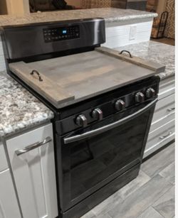 Custom Wooden Stove Cover