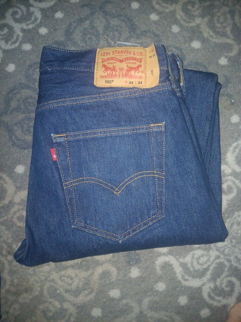 Levis 501 W34 L34