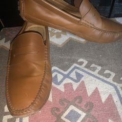 Leather penny loafer driving shoes by Cole Haan