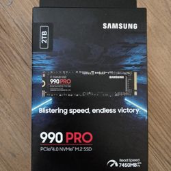 SAMSUNG 990 PRO 2TB Internal SSD PCle Gen 4x4 NVMe M.2 2280 Solid State Drive