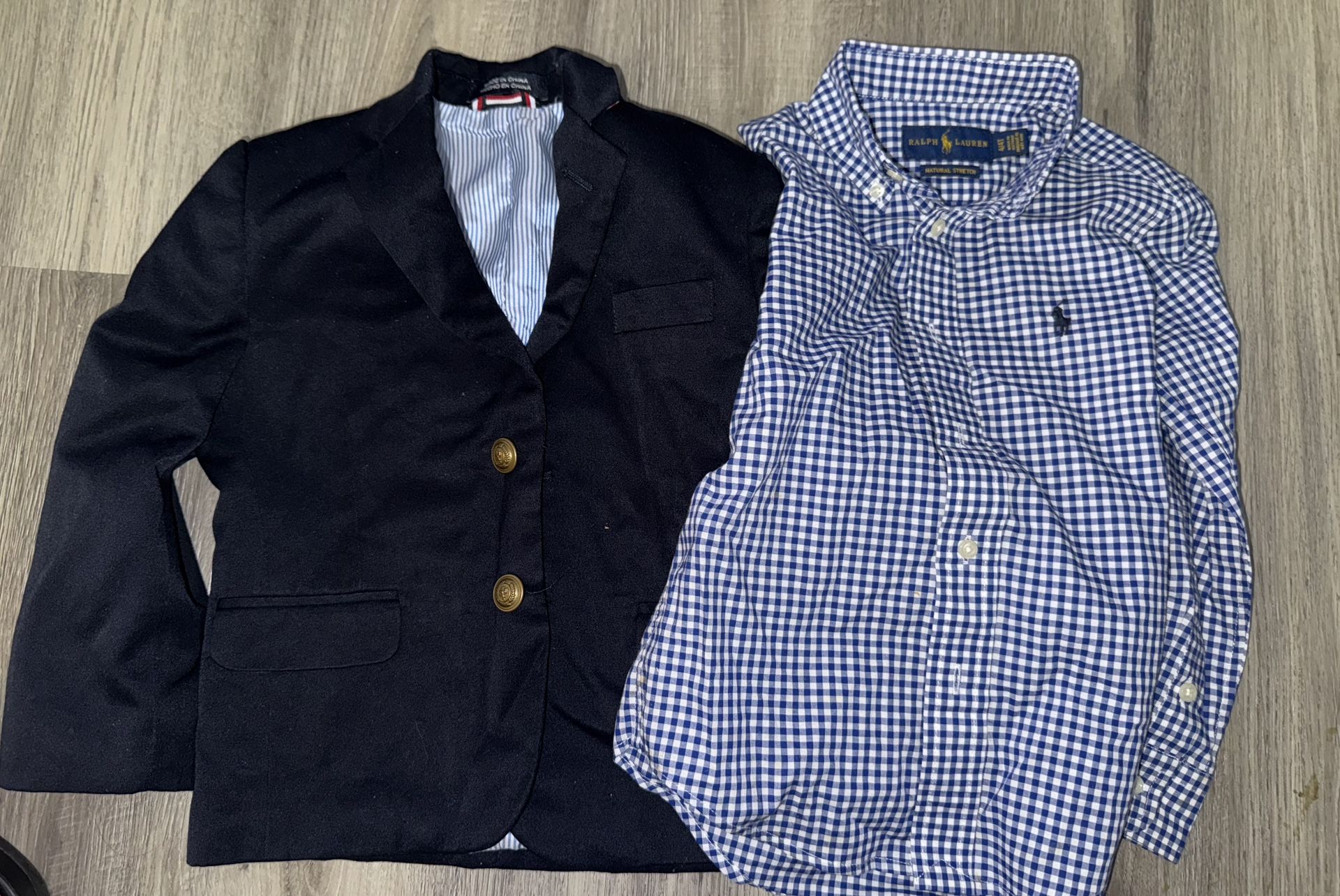 Boys Blazer And Dress Shirt 4 t