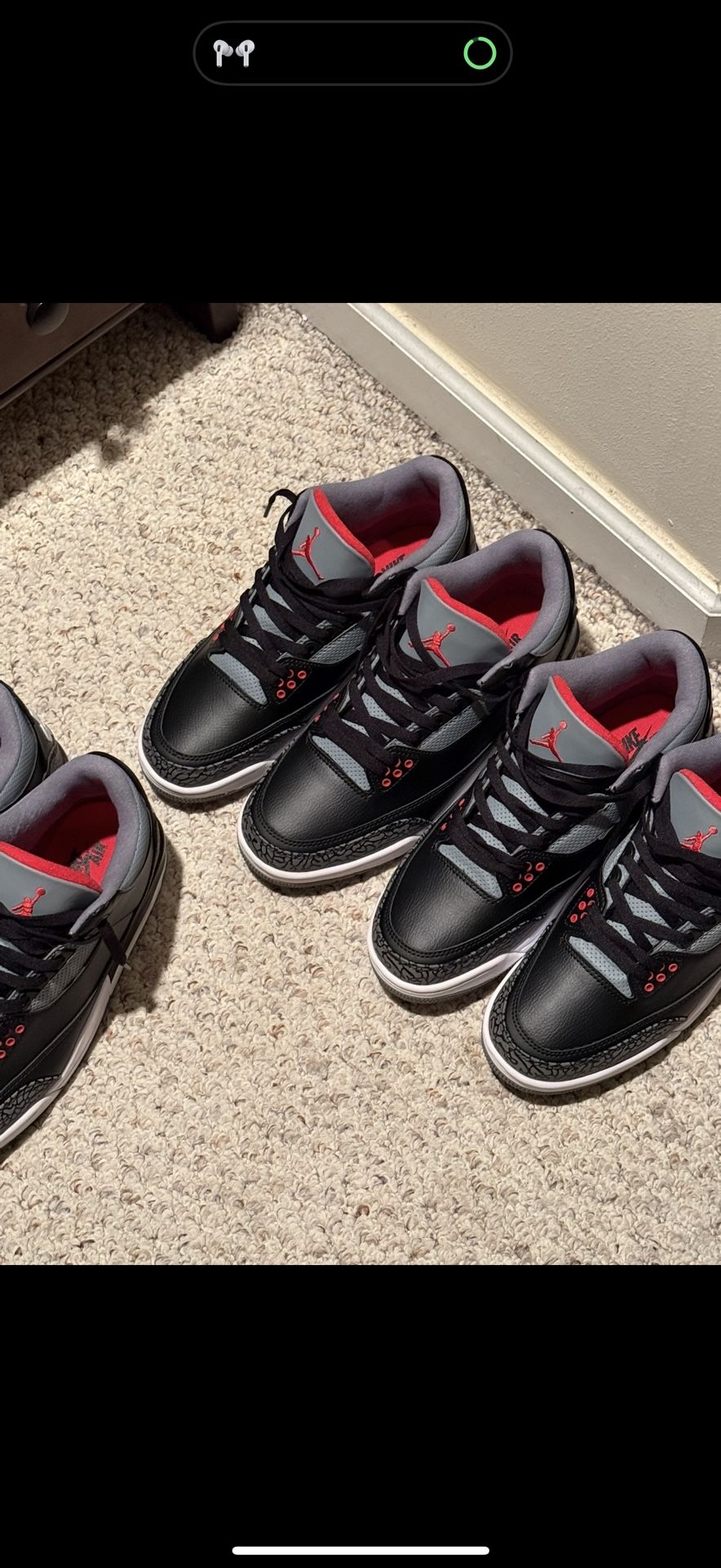 Air Jordan 3 Retro OG 'Black Cement' 2024