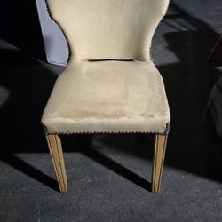 Vintage MCM Dining Room Chair (Vinyl?)