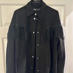 Zara Fringe Jacket 