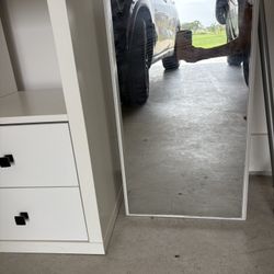 Mirrored Jewelry Cabinet - Wall Hanging