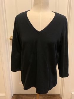 New No Tags Caslon Long Sleeve Large Size Shirt