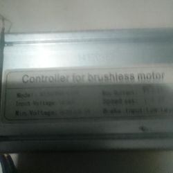 Controllers Of 60 V A 48 Volt And A 36 Volt