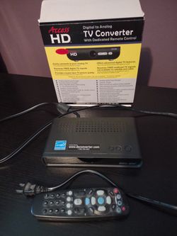 DIGITAL CONVERTER BOX W/REMOTE FOR TVs
