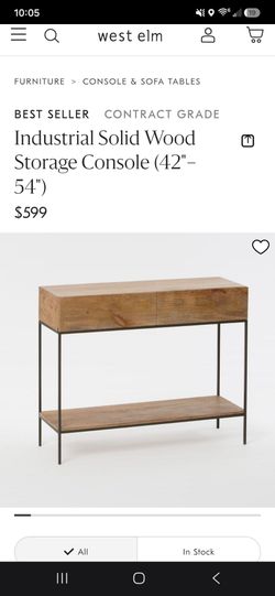West Elm Industrial Storage Console