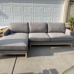 Brand New. Sofa Sectional. Mid Century Modern Design. Our Price $745. Retail Value Over $2200