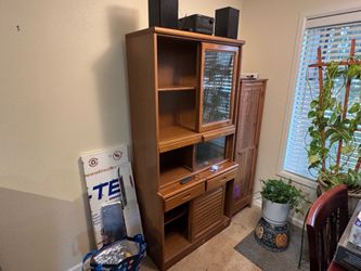 Wood cabinet