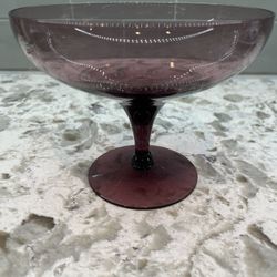 Amethyst Antique Candy Dish 