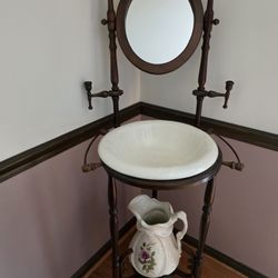 Wash Basin And Pitcher