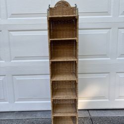 Wicker Shelving Stand  45”/ 8.5”/7.5”